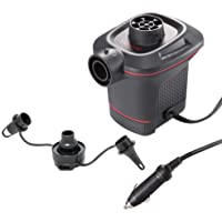 Intex 66636 - Hinchador eléctrico con adaptador para coche 12V Quick Fill